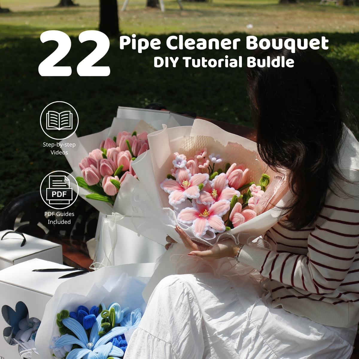Complete Flower Bouquet Tutorial Collection ⭐